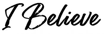 I Believe Belper logo